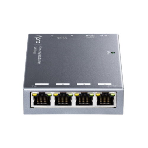 Cudy 6-Port 10/100Mbps , 4-PoE Switch 60w