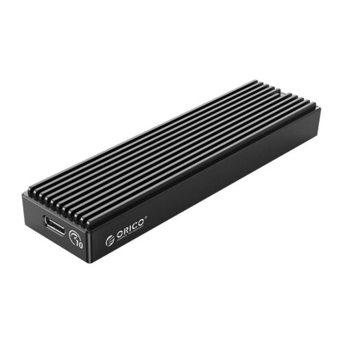 ORICO M.2 NVME Type-C to USB+Type-C to Type-C,2TB Max SSD Enclosure - Black