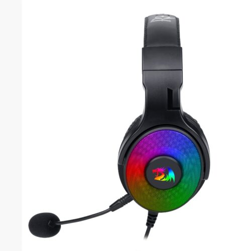 REDRAGON Over-Ear PANDORA USB (Power Only),Aux (Mic and Headset) RGB Gaming Headset - Black - Image 2