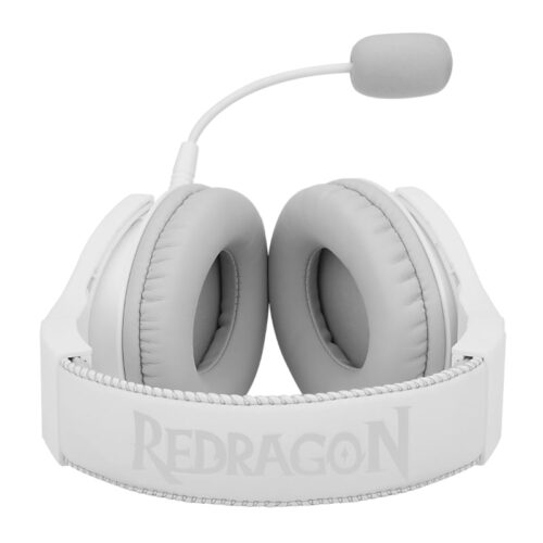 REDRAGON Over-Ear PANDORA USB (Power Only),Aux (Mic and Headset) RGB Gaming Headset - White - Image 4