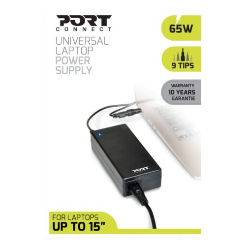 Port Connect 65W Universal Notebook Adapter