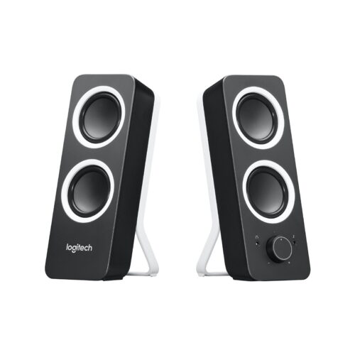 LOGITECH Z200 STEREO SPEAKERS WITH ADJUSTABLE BASE |  MIDNIGHT BLACK