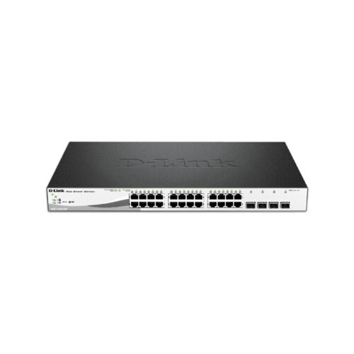 D-LINK 24 POE 10 100 1000 PORTS + 4 GIGABIT SFP PORTS WEB SMART SWITCH