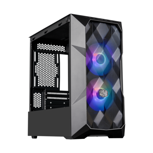 Cooler Master TD300 |  Mini Tower |  PC |  Black |  Micro-ITX | Mini-ITX |  Mesh |  Plastic |  Steel - Image 2