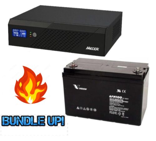 Bundle Deal! Inverter and Battery 720W / 100AH 12V